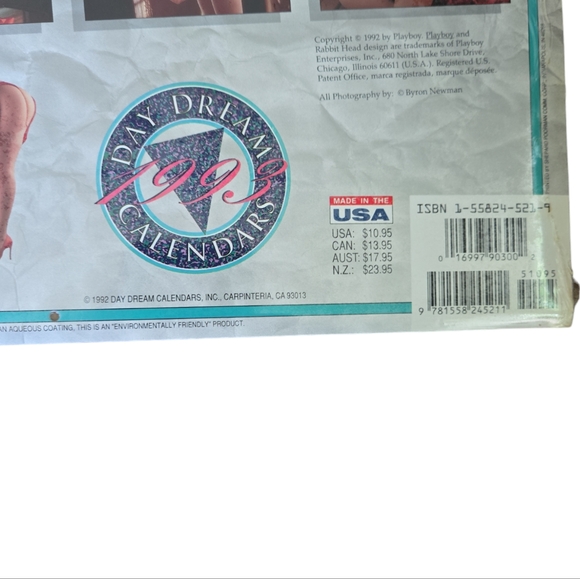 Vintage 1993 PLAYBOY'S LINGERIE CALANDER - Picture 3 of 4